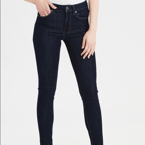 American Eagle Dark Wash Skinny Jean - Picture 1 of 4